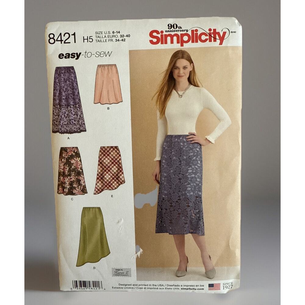 Stitch & Style: Women's Easy Fit Asymmetrical Skirt Patterns (Sizes 6-14)